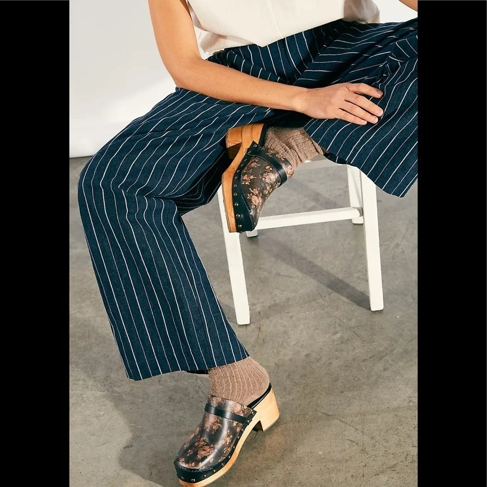 New Free People Calabasas Clogs Black Floral. - Picture 3 of 16